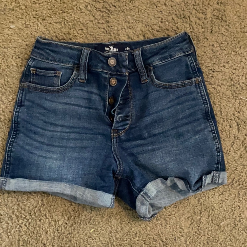 Hollister high waist jean shorts (stretch)